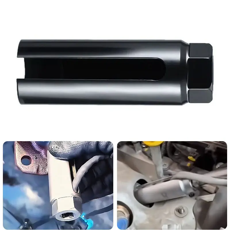 Oxygen Oxygen Vacuum Oxygen Sensor Removal Plug Multi-size Cars Black Narrow Port Kit 8mm Slot CR-V Steel Auto Repair Tool