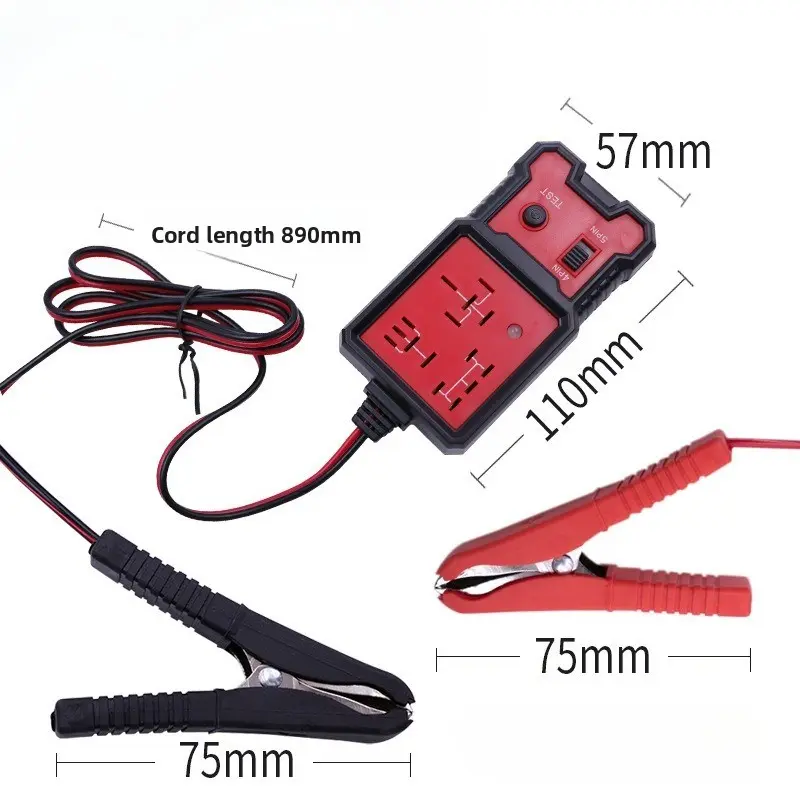 Car Relay Tester LED Indicator Light Automotive Electronic Relay Tester Car Battery Checker Universal 12V