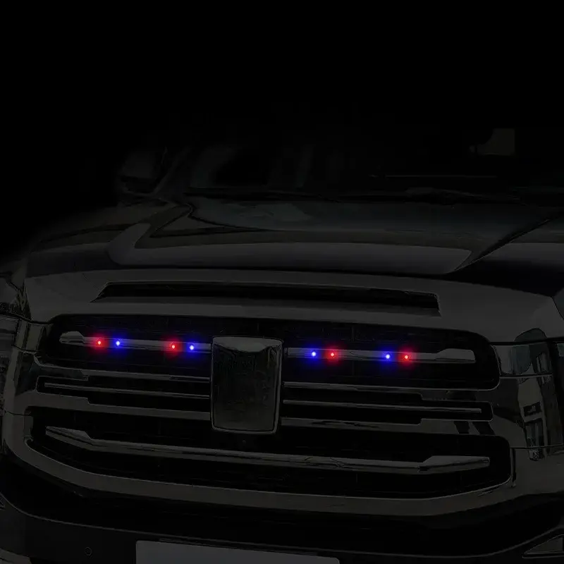 LED Light for Car Motorcycles Solar Power in-Night Caution Lamp LED Flashlight Indicator Strobe Warning Light Anti-Theft Alarm