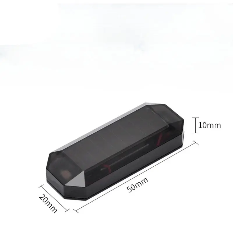Car Solar LED Warning Light Night Ride for Motorcycle Electric Vehicle Bicycle Tail Light Anti-rear Strobe Warning Light