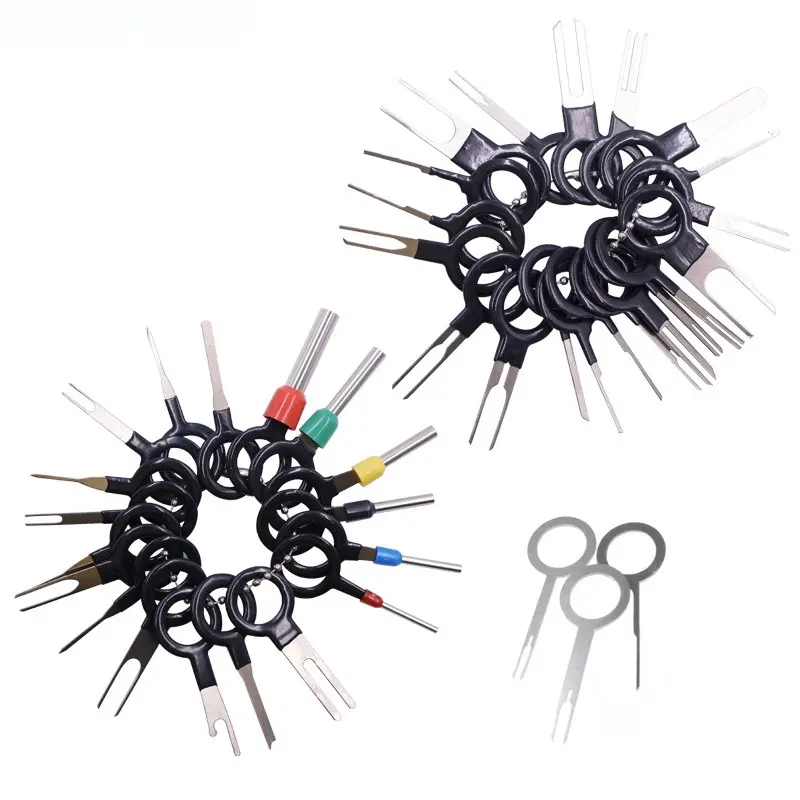 3-36pcs Car Terminal Remover Tool Wire Plug Connector Extractor Puller Release Pin Extractor Kit Withdrawal