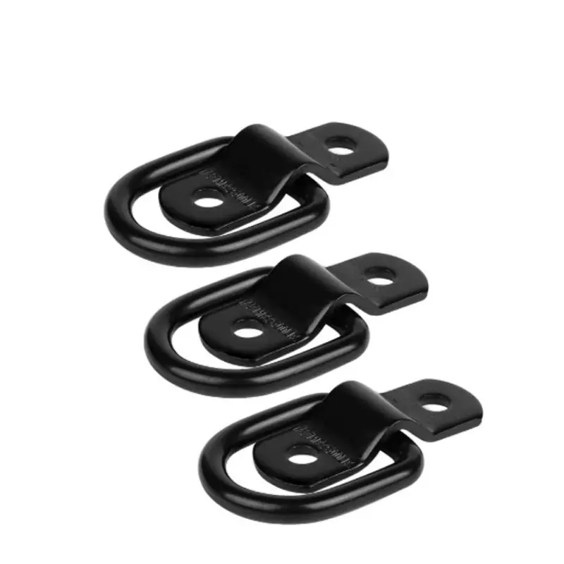1/2/4/8pcs For Car Truck Trailers RV Boats Shape Pull Hook Tie Down Anchors Ring Iron D Stainless Steel Cargo Tie Down Ring