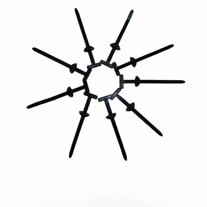10-100Pcs Multipurpose Nylon Universal Cable Tie Buckle Self-Locking Nylon Buckle Heavy Duty Nylon Zip Ties Cable Tie Retainer