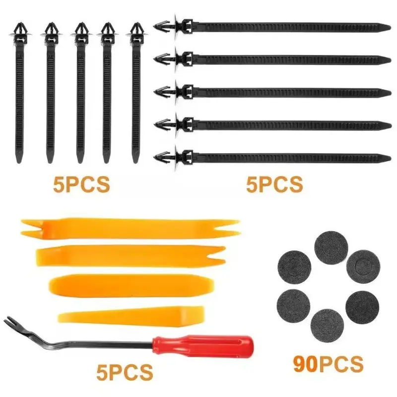 Car Fastener Clips Auto Bumper Retainer Clips Push Type Rivet Door Panel Fender Trim Clip Set for Car Truck SUV Repair