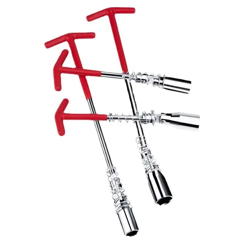 Universal 14mm/16mm/21mm Spark Plug Removal Tool Wrench 360 Degree Rotation Spark Plug Removal Socket Wrench Auto Repair Tools