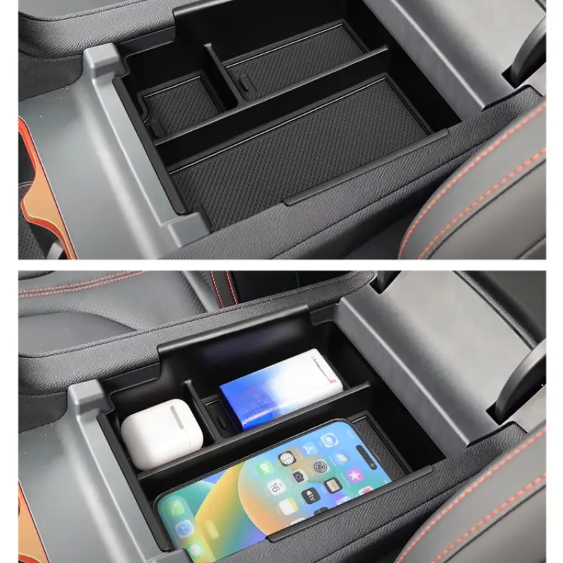 For BYD Shark 2024 2025 Center Console Armrest Storage Box Car Tray Organizers Cup holder protective cover Accessories Tidying