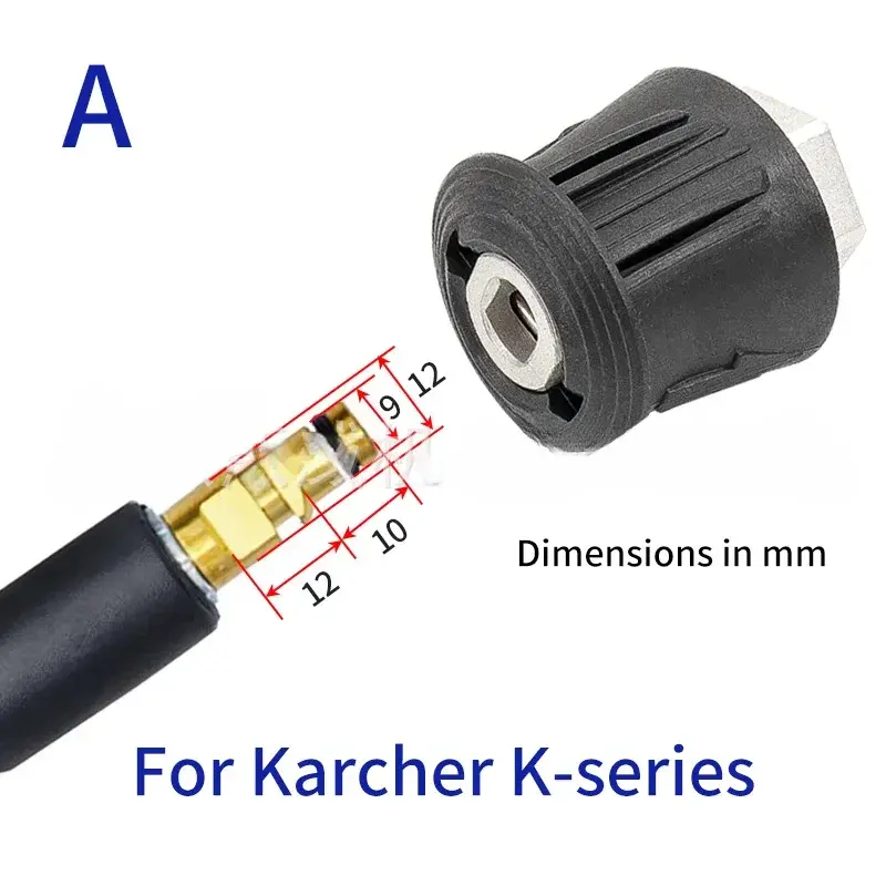 Adapter Adapter M22 for High-pressure Cleaning Hoses for Cleaning Odors Car Cleaning with K-series Conversion Interface