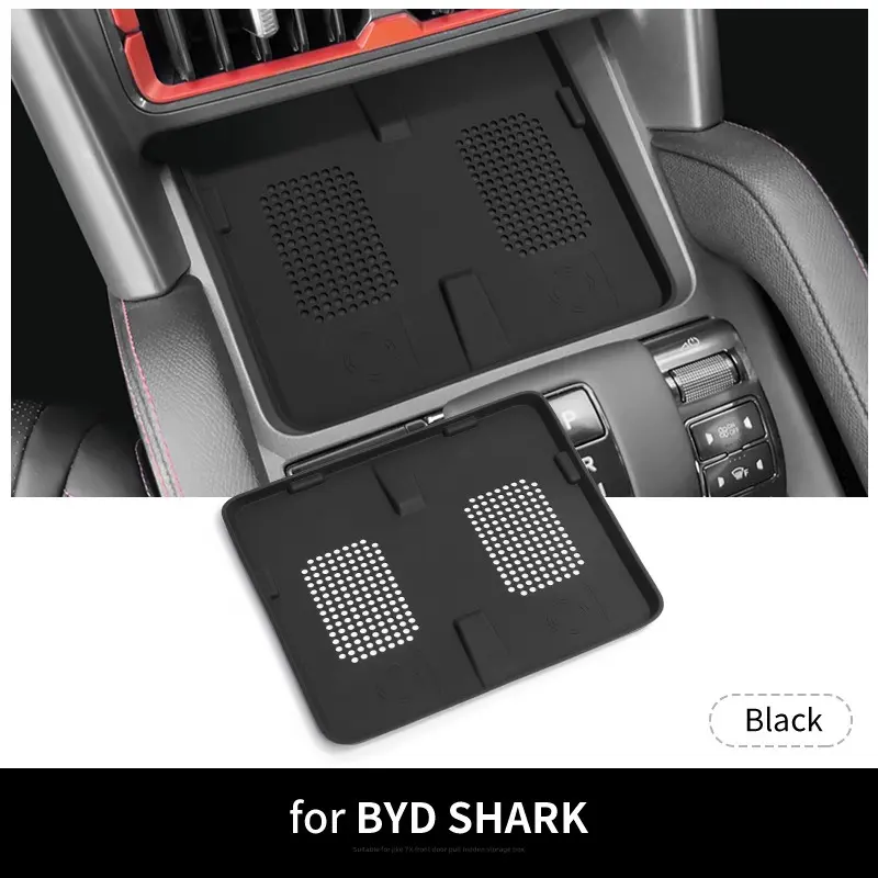 For BYD Shark 2024 2025 Center Console Armrest Storage Box Car Tray Organizers Cup holder protective cover Accessories Tidying