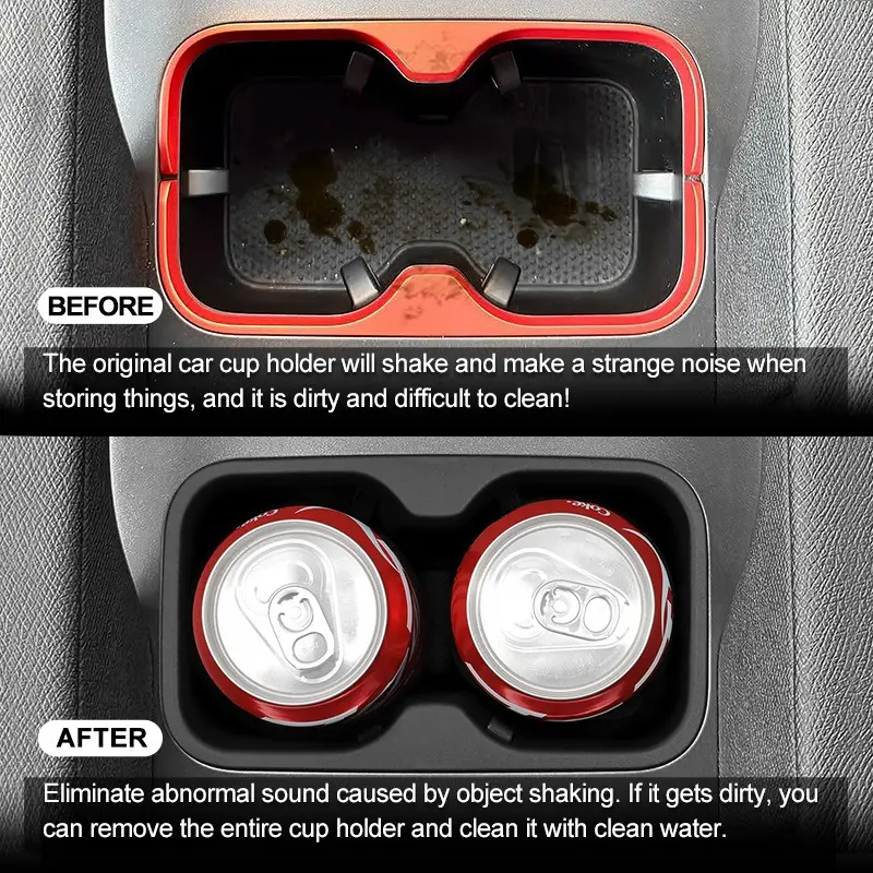 For BYD Shark 2024 2025 Center Console Armrest Storage Box Car Tray Organizers Cup holder protective cover Accessories Tidying