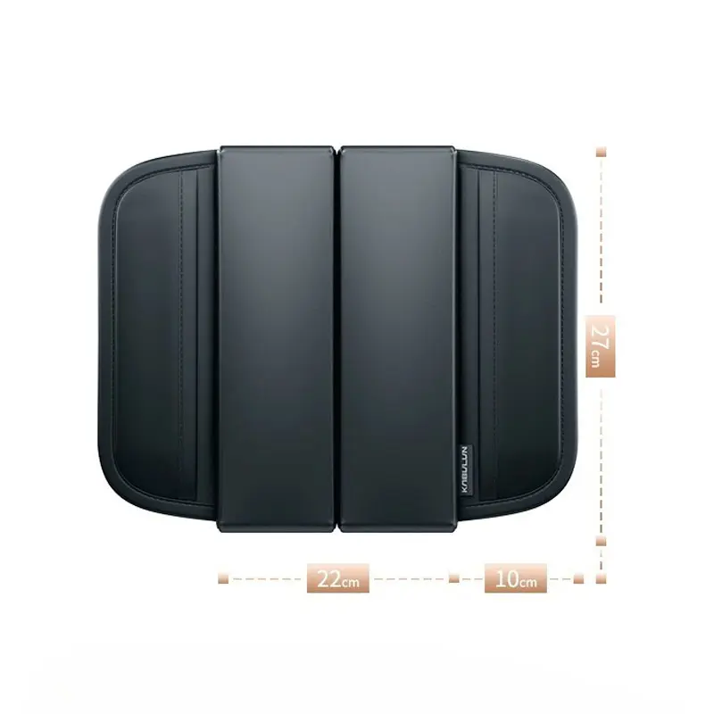 1pcs Universal open armrest box height protection pad General Motors leather armrest box pad storage
