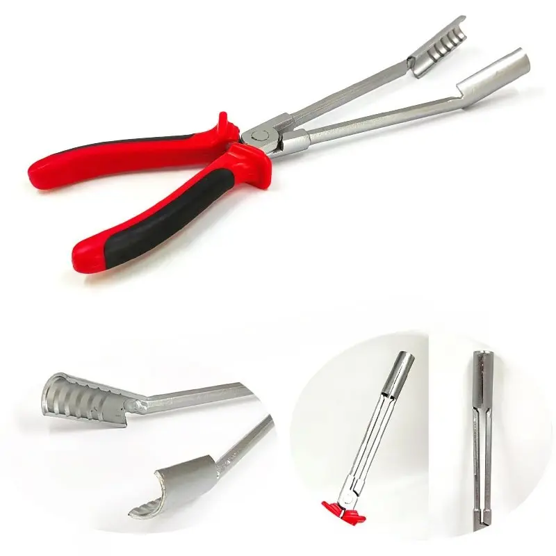 Car Spark Plug Wire Removal Pliers Tool High Voltage Cylinder Cable Removal Clamp Tool Spark Plug Boot Removal Hand Tools