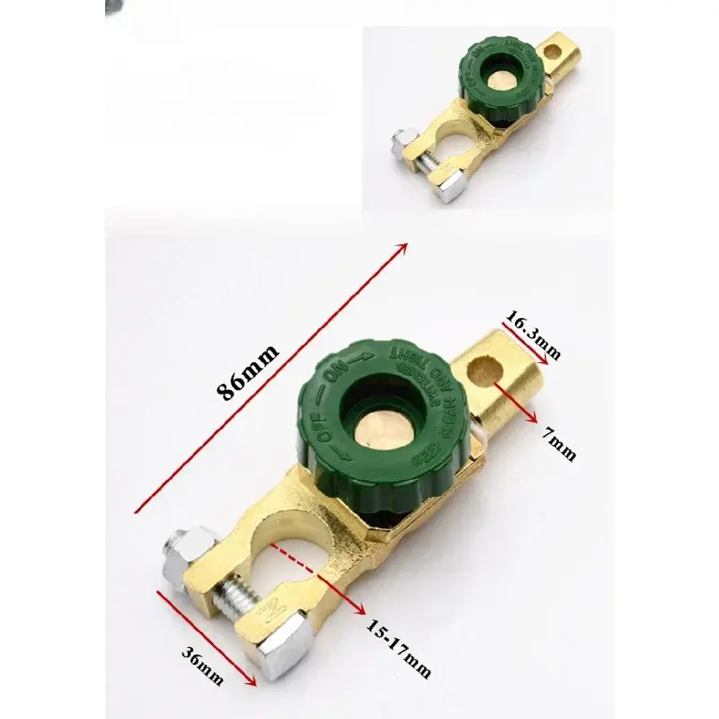 Car Truck Accessories Car Anti-leakage Terminal Battery Power-off Switch Quick Cut-off Switch Rotary Disconnect Isolator