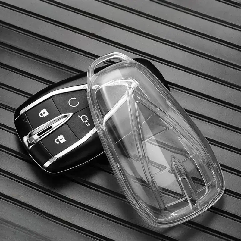 For Changan UNIT UNIK CS35PLUS CS55 PLUS CS75 PLUS Oshan X7 X5 Car Accessories Transparent Tpu Car Key Case Cover Shell