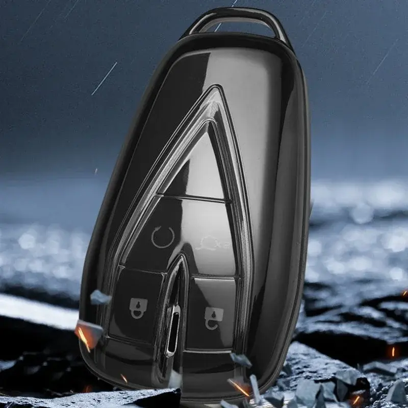 For Changan UNIT UNIK CS35PLUS CS55 PLUS CS75 PLUS Oshan X7 X5 Car Accessories Transparent Tpu Car Key Case Cover Shell