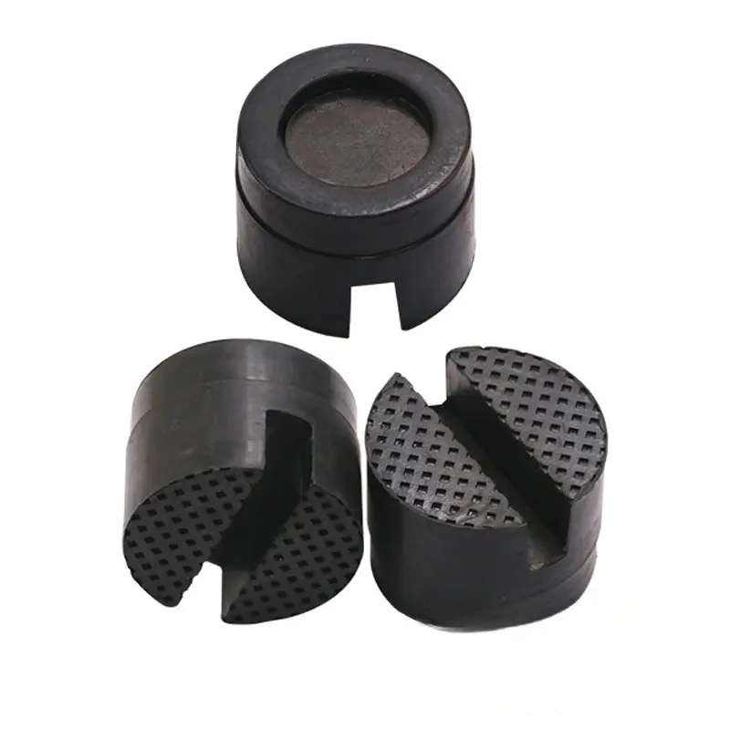 Universal Car Lift Jack Stand Rubber Pads Frame Protector Adapter Floor Slotted Car Jack Rubber Pad For Lexus Subaru Fiat Volvo