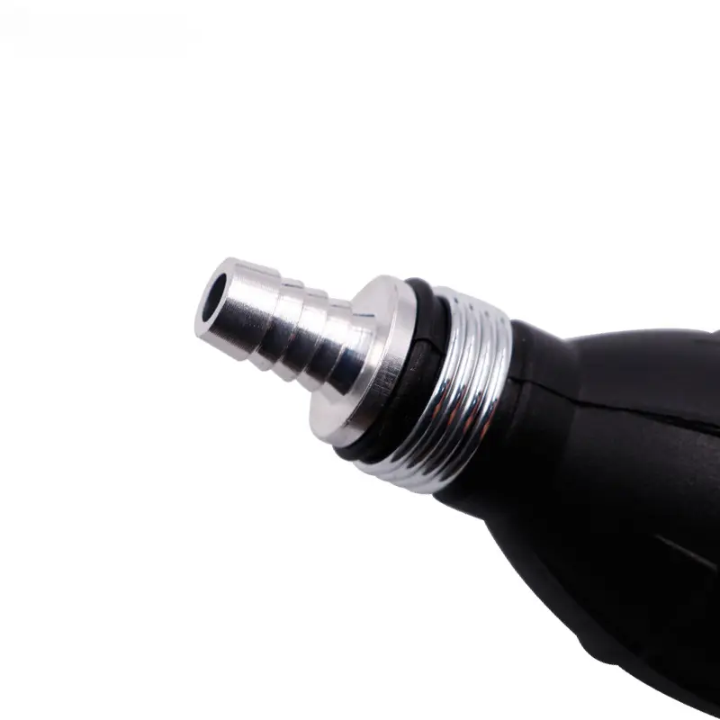 Hand Fuel Pump Line Rubber Aluminum Hand Primer Bulb Diesel Oil Transfer Petrol for Car Boat Marine Outboard