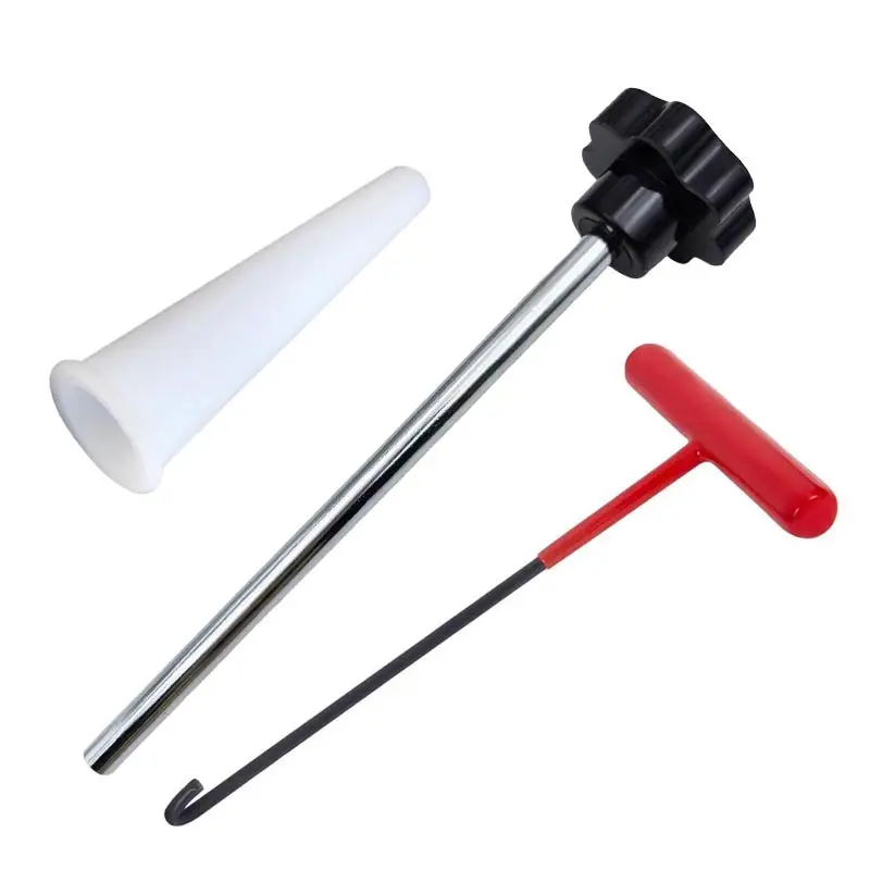 Car Tire Installer Tool Valve Remover Tool Valve Stem Tool Kit Repair Tool Quick Change T-Hook Replacement Car Accessories