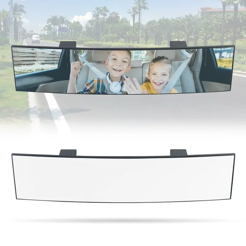 Adjustable Wide-view Rearview Mirror In The Car Wide Angle Panoramic Assisting Interior Clip On Convex Rear View Mirror For auto