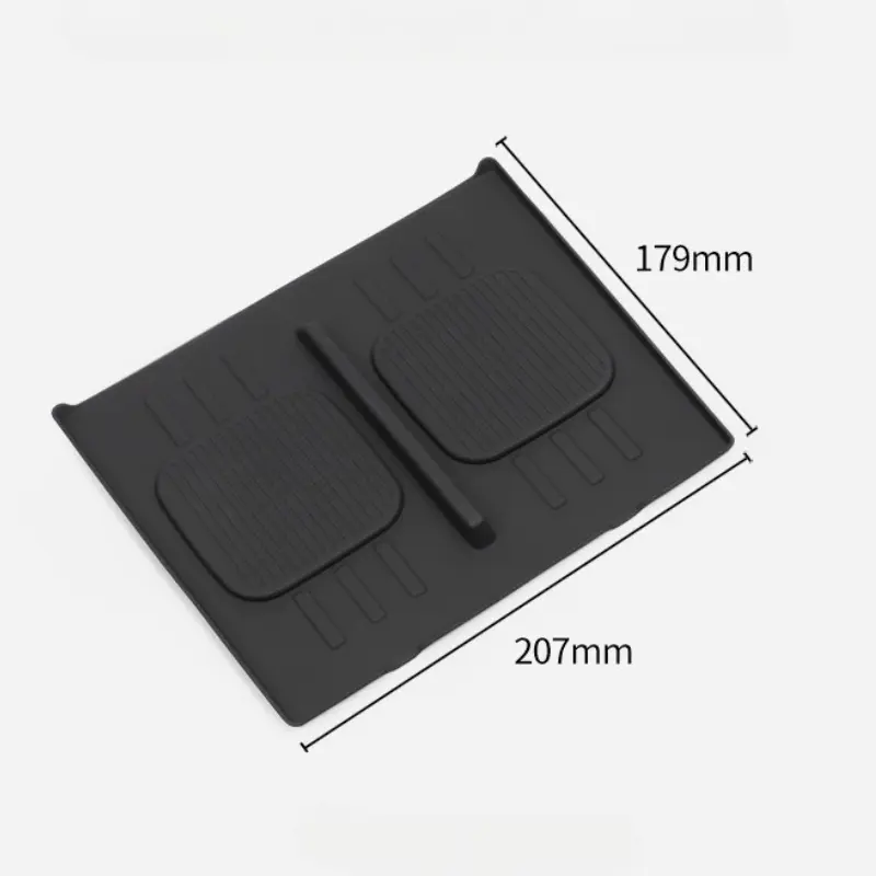 for Hyundai Santa Fe 2024 Wireless Charging Pad Auto Interior Accessories Car Phone Non-slip Charger Mat Silicone Protective Pad