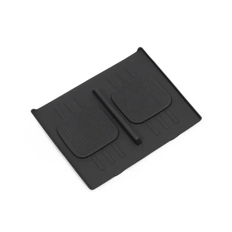 for Hyundai Santa Fe 2024 Wireless Charging Pad Auto Interior Accessories Car Phone Non-slip Charger Mat Silicone Protective Pad