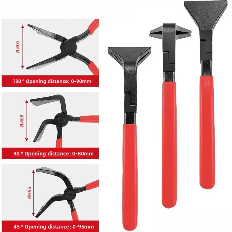Folding Pliers Straight Jaw 45/90degree Jaw Metal Bending Plier Plate Iron Sheet Folding Pliers Car Disassembly Tool
