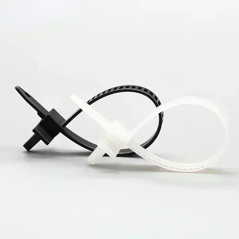 100/200/300pcs Wire Harness Fastener Clamp Clips Cable Ties Management Organizers For Car Corrugated Pipe Car-styling