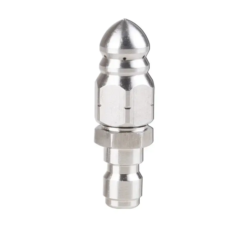 G1/4" Quick Connectornozzle Sewer Cleaning High Pressure Washer Nozzles Sewer and Sewage Hose Nozzle Washing Accessories 5000psi