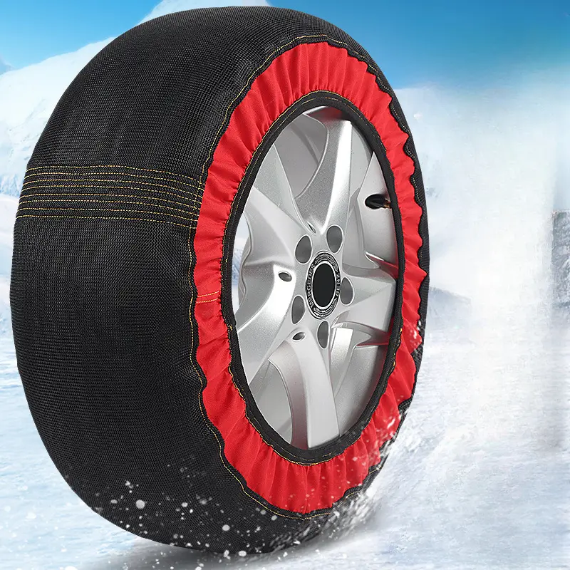 Car Wheel Chain for Winter Car Accessories Anti-skid Chains Car Wheel Emergency Tire Chain Easy Assembly Snow Socks Aid