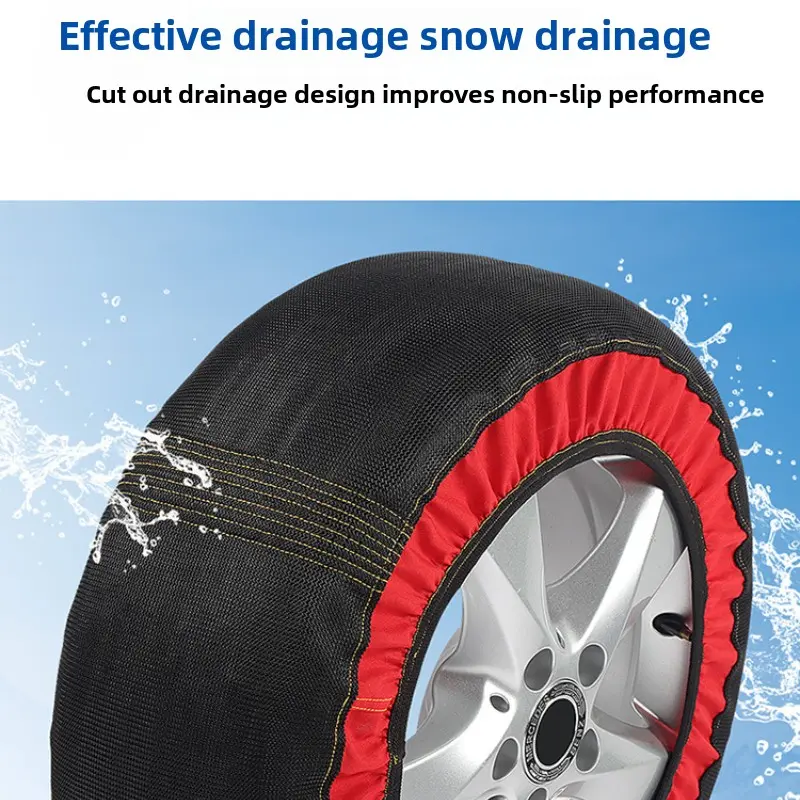 Car Wheel Chain for Winter Car Accessories Anti-skid Chains Car Wheel Emergency Tire Chain Easy Assembly Snow Socks Aid