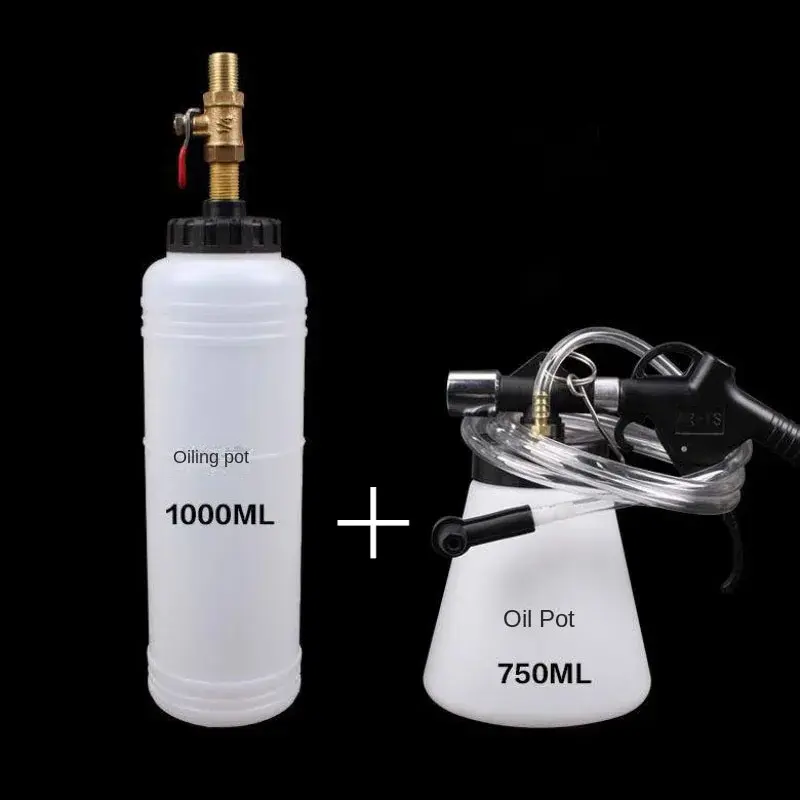 Car Brake Bleeder Hydraulic Pumping Fluid Pump Kit Oil Change Purge Tank Tubes Repair Tool Truck Motorcycle Accessories
