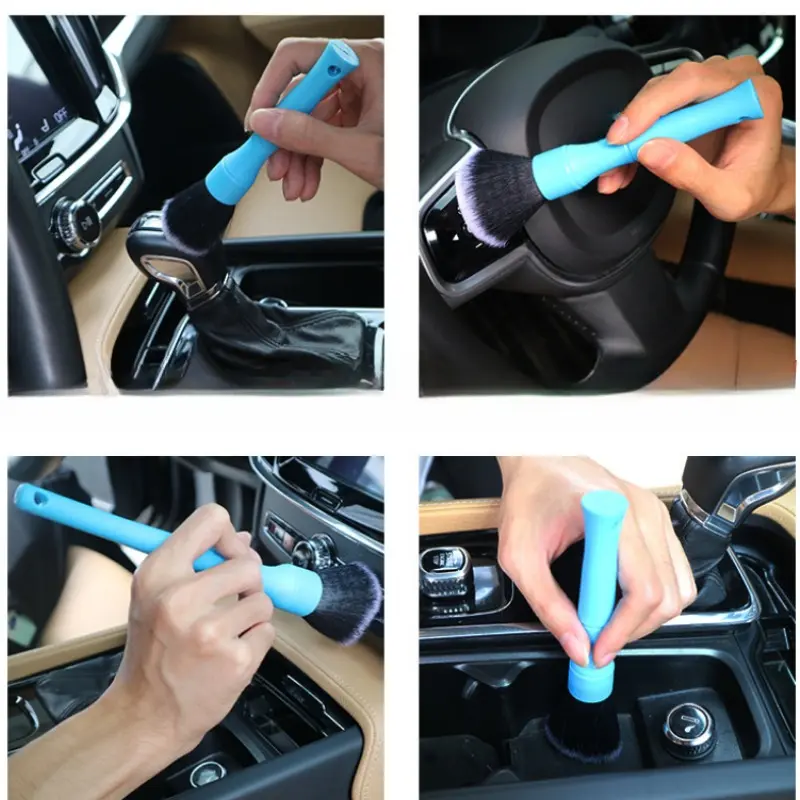 Car Ultra-Soft Detailing Brush Soft Auto Interior Detail Brush with Synthetic Bristles Duster Brush Auto Cleaning tools