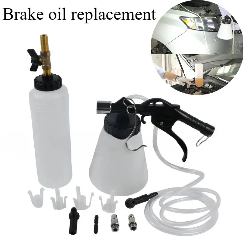 Handheld Pneumatic Brake Fluid Bleeder Tools Kit Car Air Extractor Clutch Oil Pump Bleeding Empty Drained tools