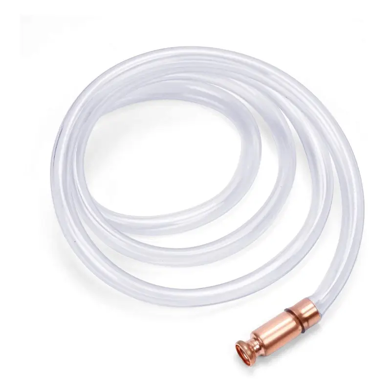 Self Suction Oil Pump Copper Filler Pipe Manual Pumping oil Pipe Fittings Siphon Connector Gasoline Fuel Water Shaker Siphon