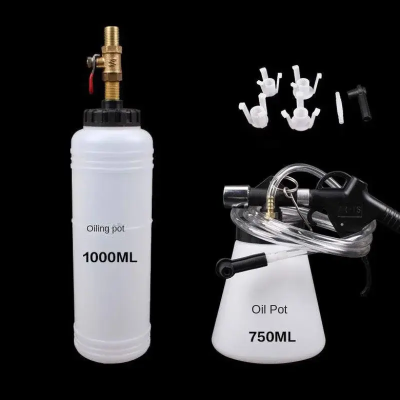 Handheld Pneumatic Brake Fluid Bleeder Tools Kit Car Air Extractor Clutch Oil Pump Bleeding Empty Drained tools