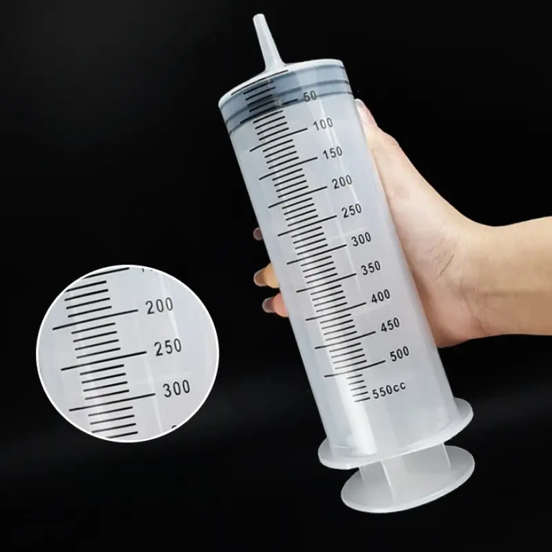 Large Capacity Syringes Reusable Needle Barrel Oil Pump with Scale Oil Suction Vacuum Syringe Pistol Pump Extractor