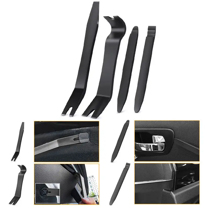 Universal  Trim Removal Tool Kit No Scratch Plastic Pry Tool Kit-Interior Door Panel Clip Fastener Removal Set for Vehicle