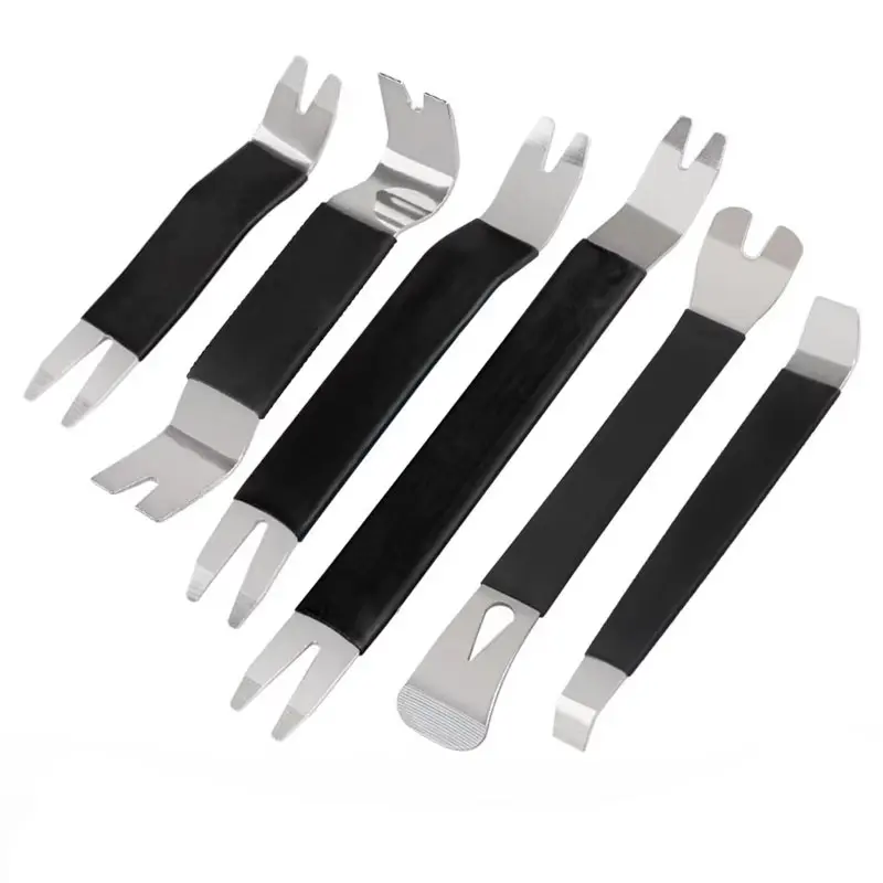 Portable Auto Door Clip Trim Removal Tools Kits Car Dashboard Audio Radio Panel Repair Metal Disassembly repair Tool