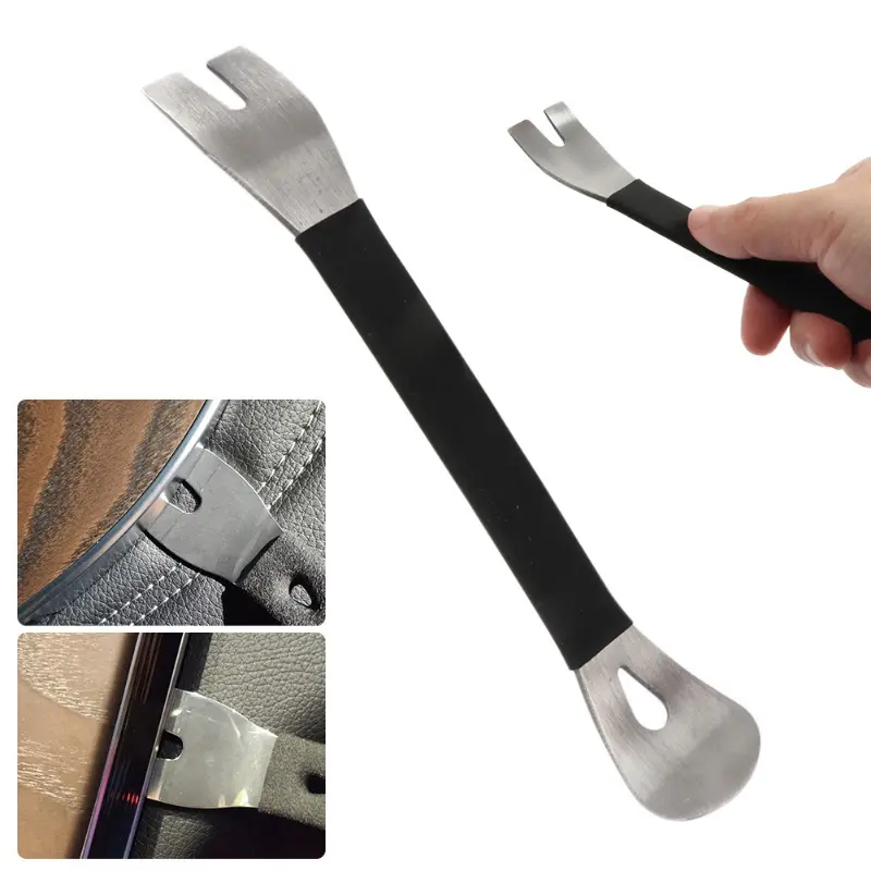 Portable Auto Door Clip Trim Removal Tools Kits Car Dashboard Audio Radio Panel Repair Metal Disassembly repair Tool