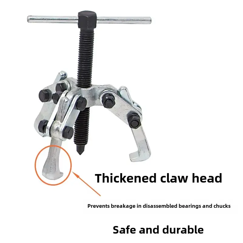 2 Jaws 3 Jaws Heavy Duty Bearing Puller Remover Machine Car Repair Tool Forging Jaw Gear Puller Adjustable Clamping 10 to 80mm