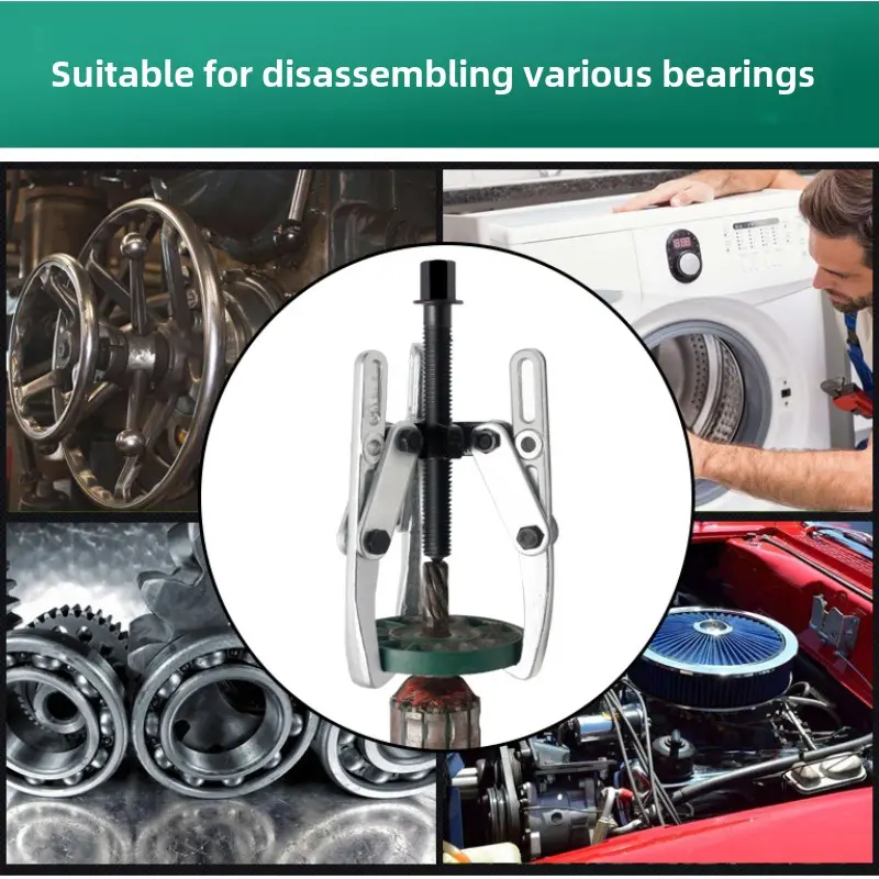 2 Jaws 3 Jaws Heavy Duty Bearing Puller Remover Machine Car Repair Tool Forging Jaw Gear Puller Adjustable Clamping 10 to 80mm