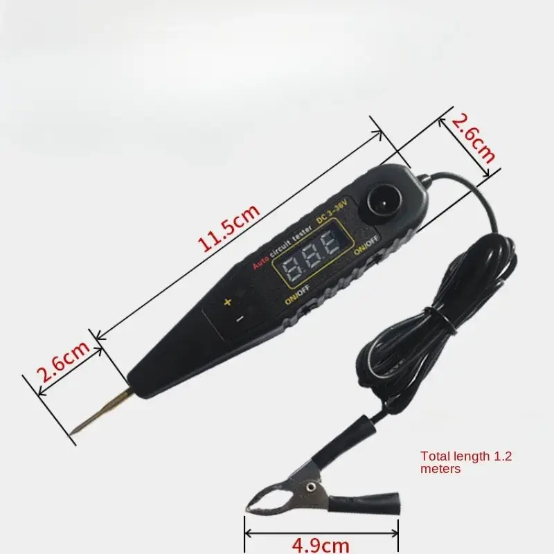 1set 3-36V Auto Circuit Tester Vehicle Pulse Sensor Signal LED Light Testing Pen Probe Car Power Voltmeter LED Diagnostic Tool