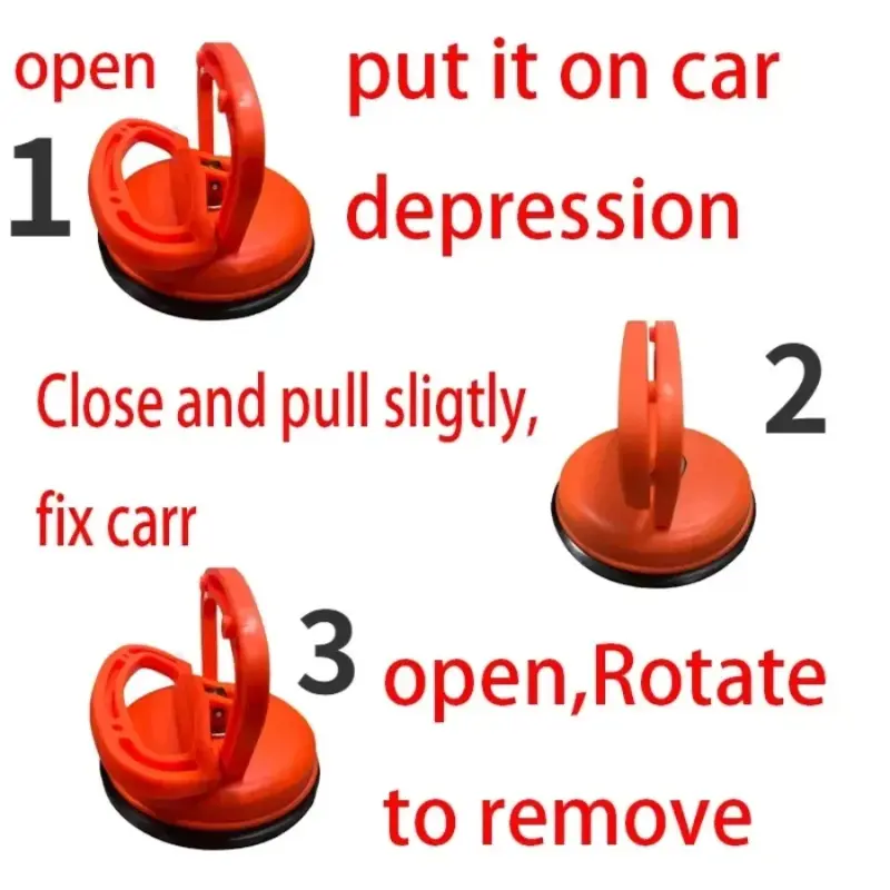 Car Dent Repair Tools Remove Dents Fix Dent Puller Removal Tools Strong Suction Cup Dents Repair Kit  Accessories