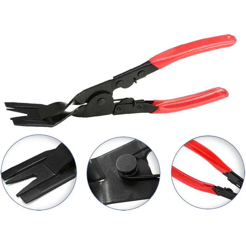 Universal Car Headlight Repair Installation Tool Trim Clip Removal Pliers Van Door Panel Fascia Dash Upholstery Remover Tool