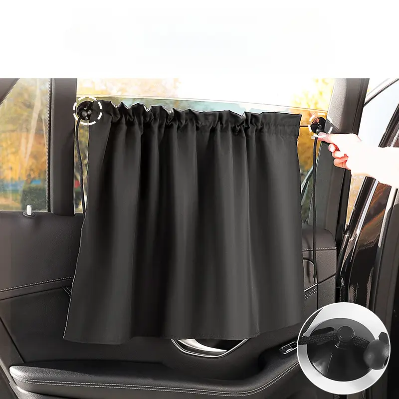 Suction Cup Curtain In The Car Window Sunshade Cover Cartoon Universal Side Window Sunshade UV Protection for Kid Baby Children
