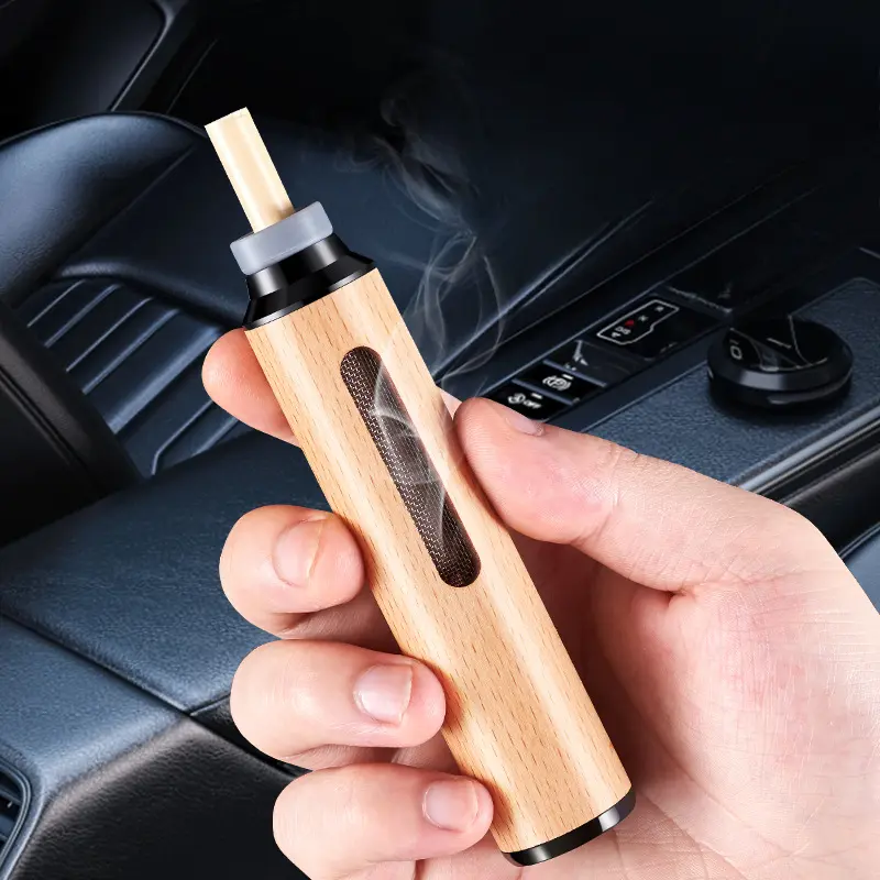 1pcs Wood Ashtray Pocket Cigar Ash Tray Soot Cover Portable Ashtray for Car Smoking Accessories