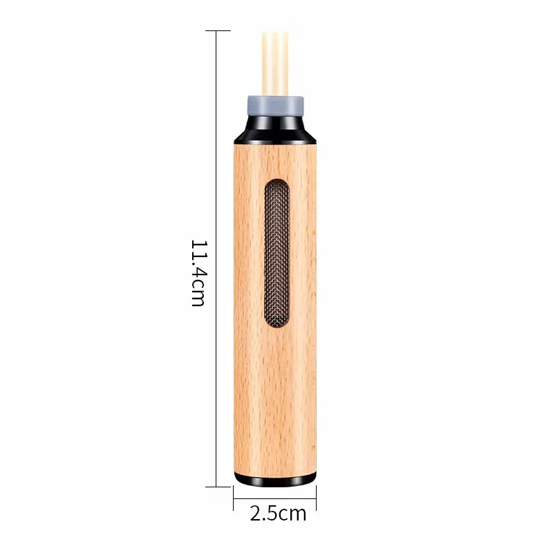 1pcs Wood Ashtray Pocket Cigar Ash Tray Soot Cover Portable Ashtray for Car Smoking Accessories