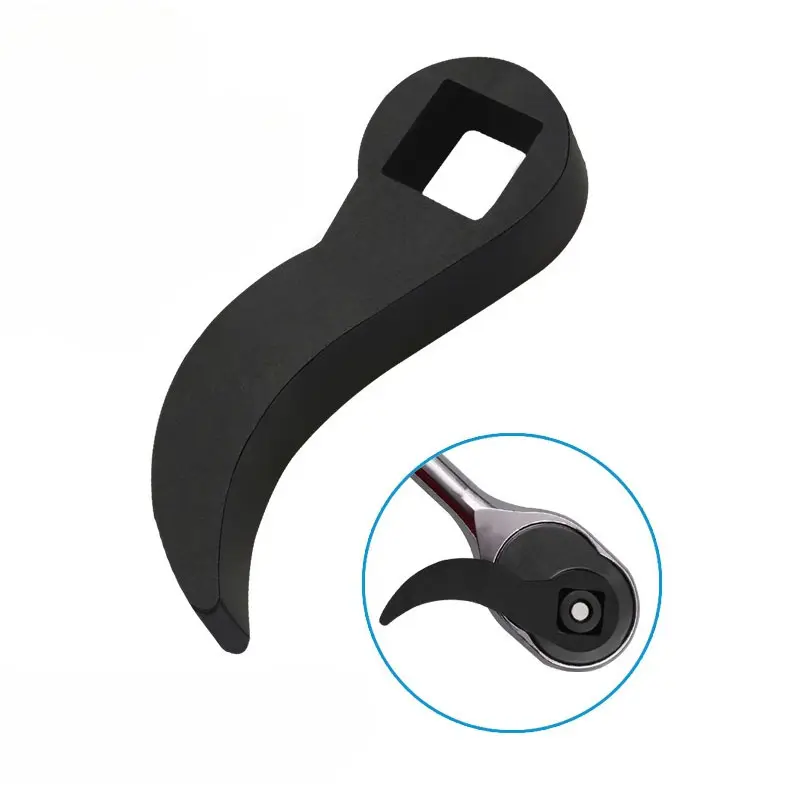 Angle Type Half Axle Disassembly Tool,Drive Pry bar Adapter used for Open-end Wrenches,Disassembling Axles Repair Tool