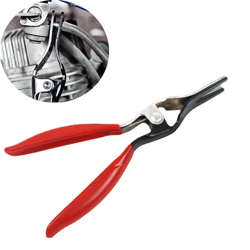 Auto Tubing Oil Pipe Separation Clamp Joint Tightening Pliers Fuel Filters Hose Tube Buckle Removal Tools Car Pipe Tools