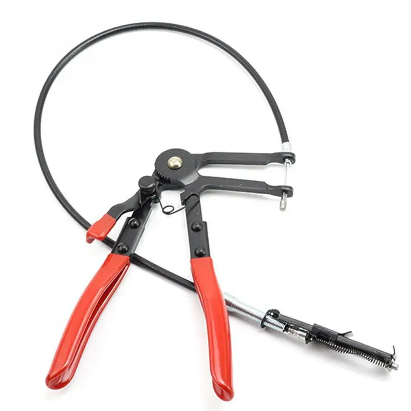 Durable Reach Hose Clamp Pliers Car Removal Tools Cable Type for Car Repairs Hose Flat Band Ring Type for Car Repairs Hose Clamp