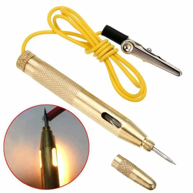 For Car Truck Motorcycle 6V 12V 24V Probe Light System Test Probe Lamp Car Circuit Tester Pen Auto Circuit Voltage Test Lamp
